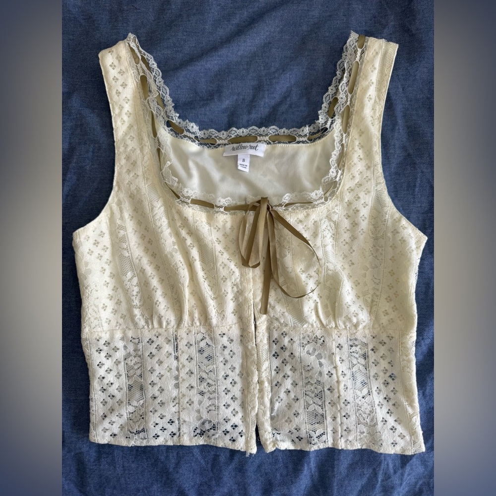 Willow and root tank top
